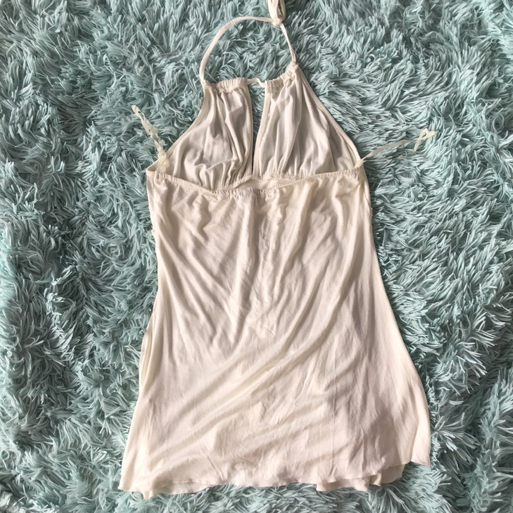 White Floral Bling Top - Picture 3 of 4